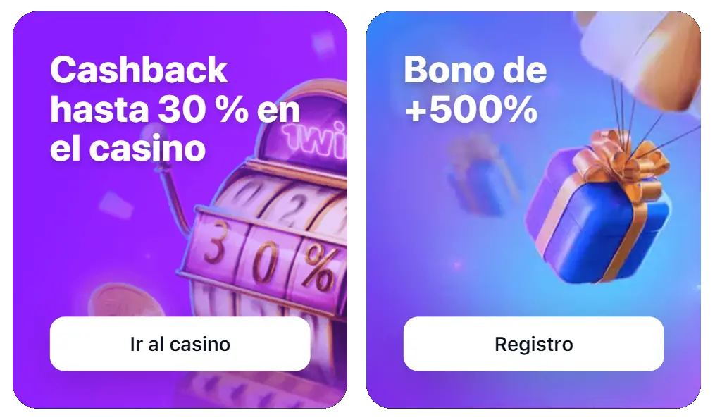 Cashback semanal del 30% en casino